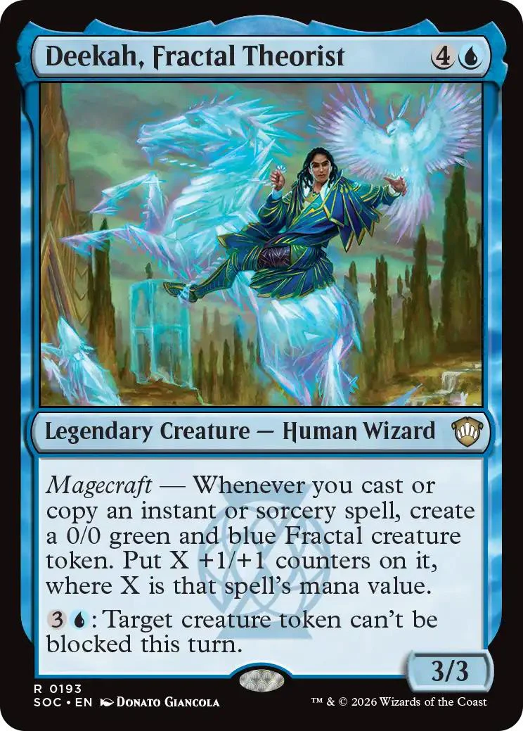 Deekah, Fractal Theorist [193] [Secrets of Strixhaven: Commander] [Non-Foil]