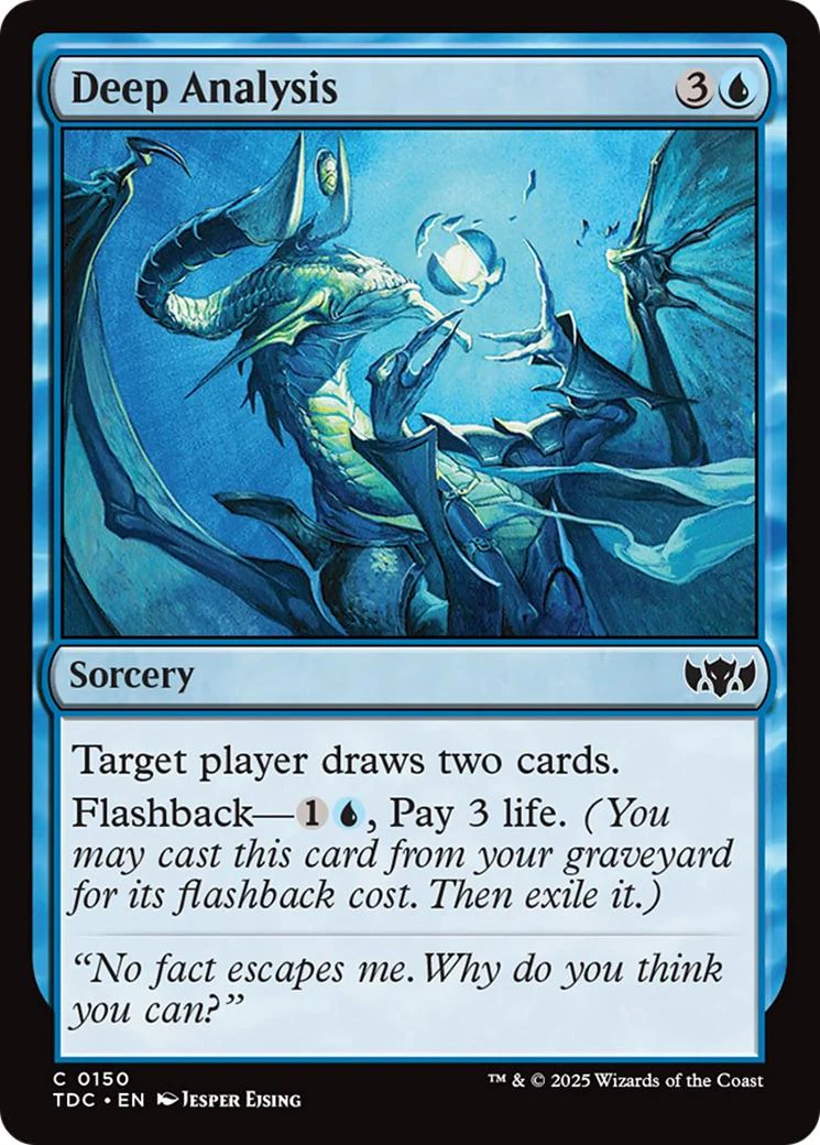 Deep Analysis [150] [Tarkir: Dragonstorm: Commander] [Non-Foil]
