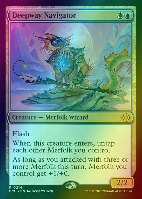Deepway Navigator [214p] [Promo Pack] [Lorwyn Eclipsed: Promos] [Foil]