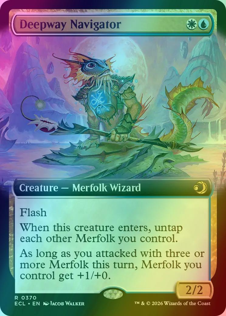 Deepway Navigator [370] [Extended Art] [Lorwyn Eclipsed] [Foil]