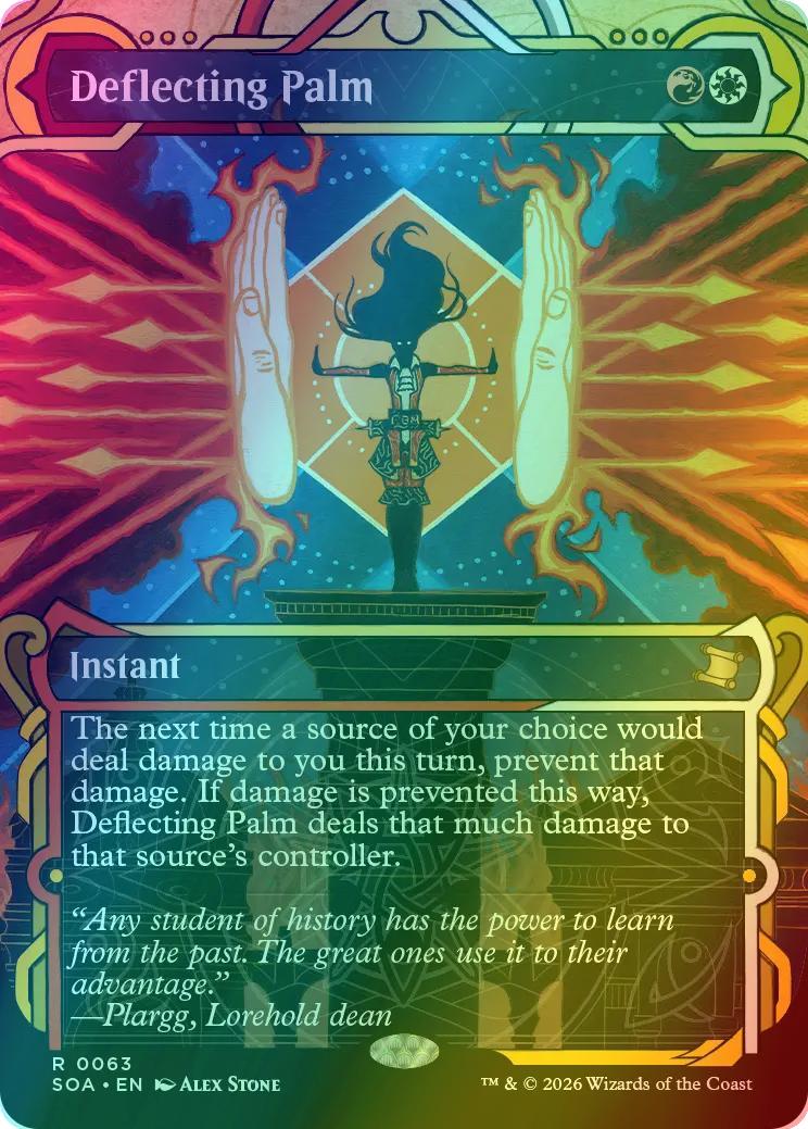 Deflecting Palm [63] [Showcase] [Secrets of Strixhaven: Mystical Archive] [Foil]