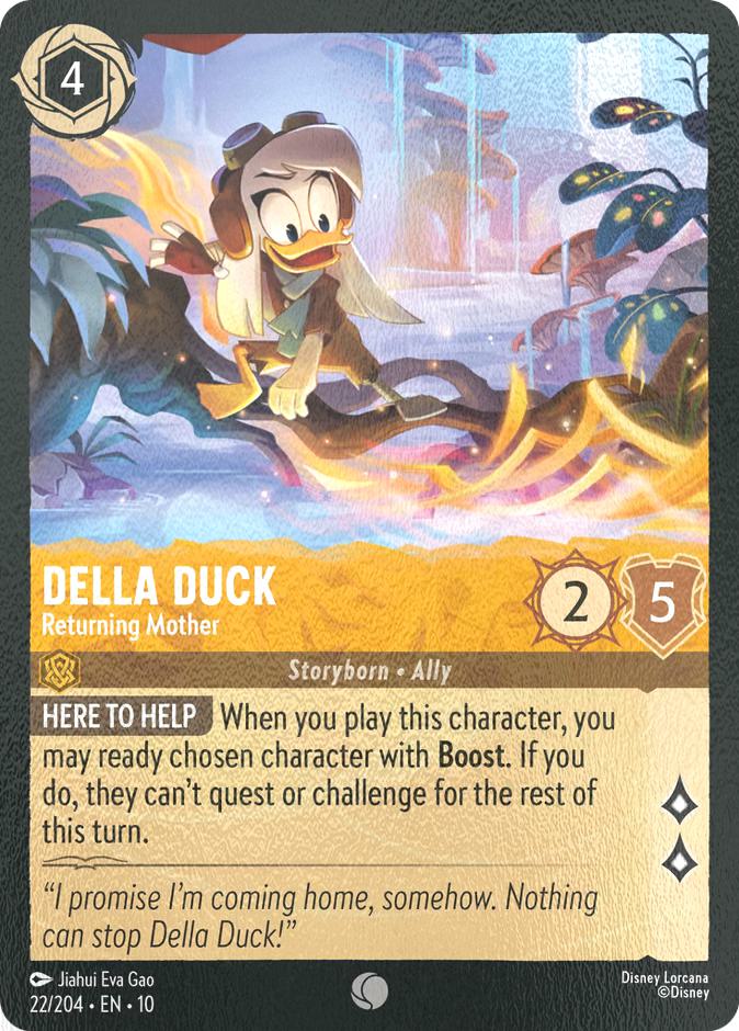 Della Duck - Returning Mother - 22/204 [Whispers in the Well] [Cold Foil]