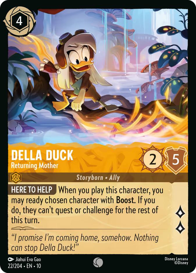 Della Duck - Returning Mother - 22/204 [Whispers in the Well] [Non-Foil]
