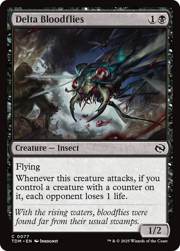 Delta Bloodflies [77] [Tarkir: Dragonstorm] [Non-Foil]
