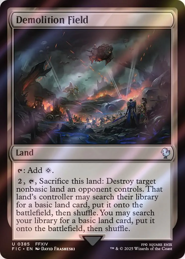 Demolition Field [385] [FINAL FANTASY: Commander] [Surge Foil]