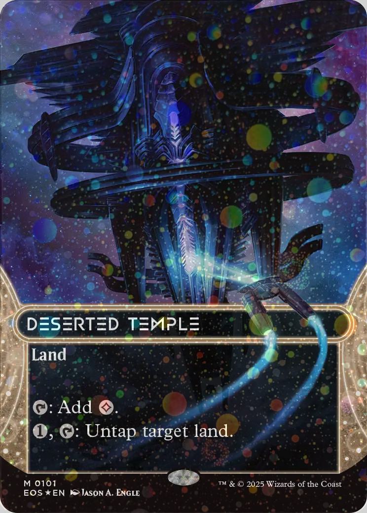 Deserted Temple [101] [Borderless] [Edge of Eternities: Stellar Sights] [Galaxy Foil]