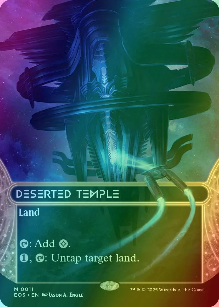 Deserted Temple [11] [Borderless] [Edge of Eternities: Stellar Sights] [Foil]
