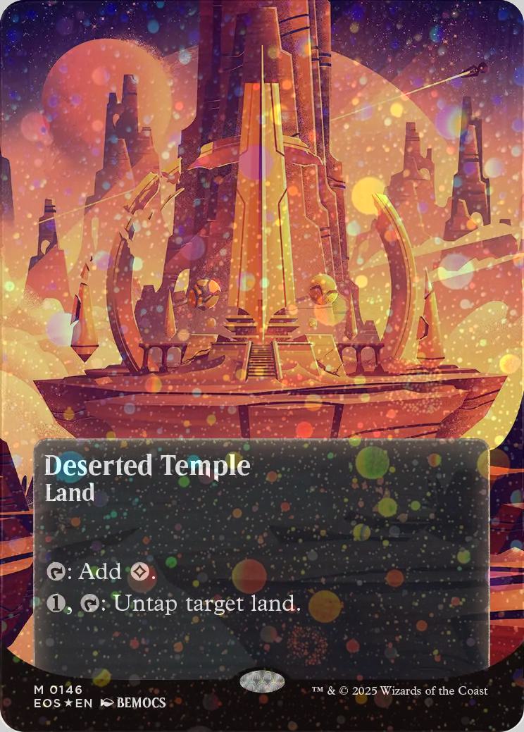 Deserted Temple [146] [Borderless] [Poster] [Edge of Eternities: Stellar Sights] [Galaxy Foil]