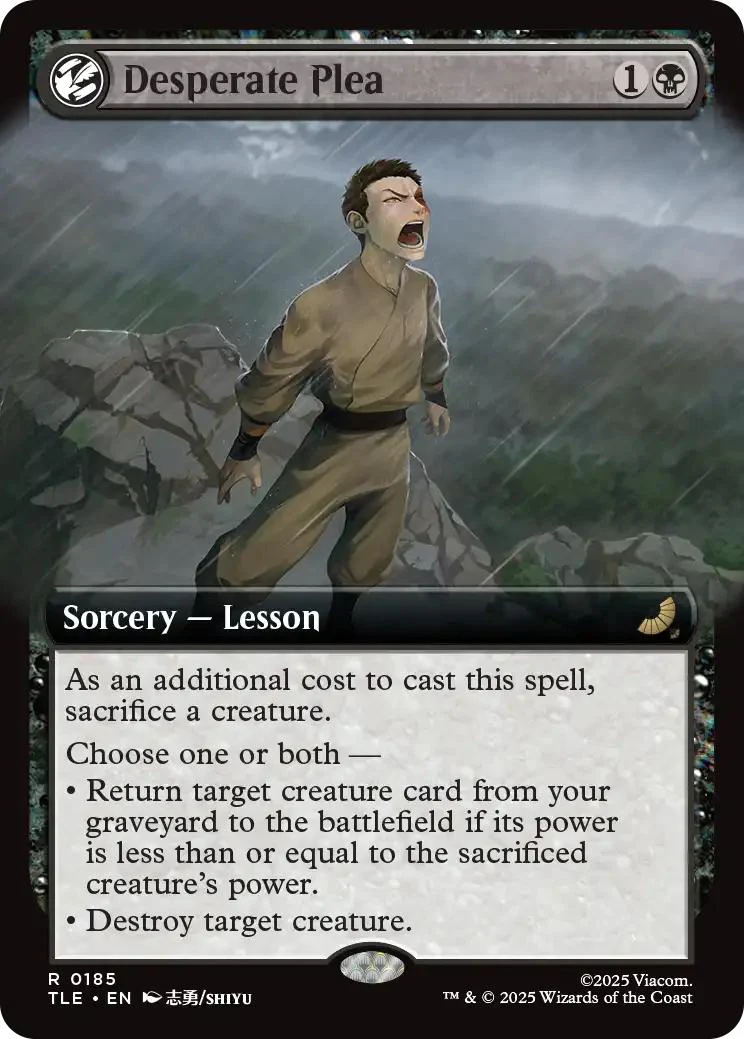 Desperate Plea [185] [Extended Art] [Avatar: The Last Airbender Eternal] [Non-Foil]