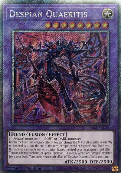 Despian Quaeritis - RA05-EN036 - Platinum Secret Rare - 1st Edition