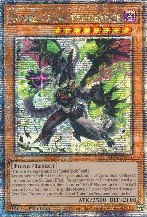 Diabellstar Vengeance - ALIN-EN011 - Quarter Century Secret Rare - 1st Edition