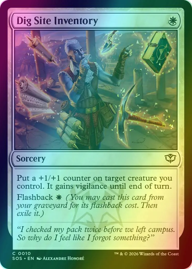 Dig Site Inventory [10] [Secrets of Strixhaven] [Foil]