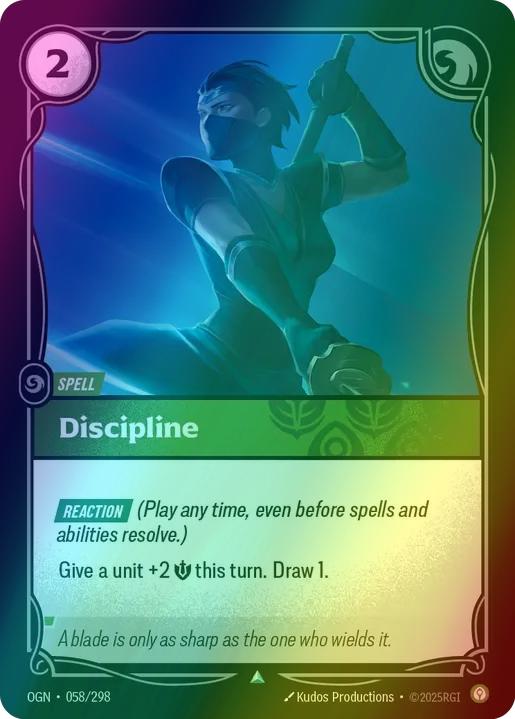 Discipline - 058/298 [Origins] [Foil]