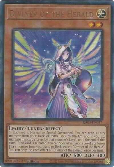 Diviner of the Herald - RA05-EN017 - Ultimate Rare - 1st Edition