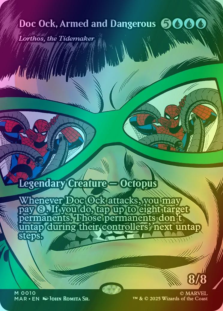 Doc Ock, Armed and Dangerous - Lorthos, the Tidemaker [10] [Borderless] [Source Material] [Marvel Universe] [Foil]