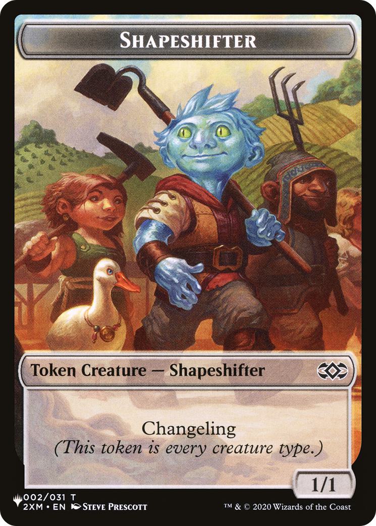 Samurai Token (02) // Shapeshifter Token (02) [ONE/2XM Set Symbol] [The List] [Non-Foil] - Image 2
