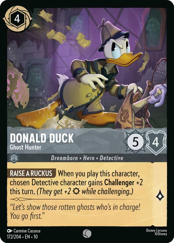 Donald Duck - Ghost Hunter - 172/204 [Whispers in the Well] [Non-Foil]