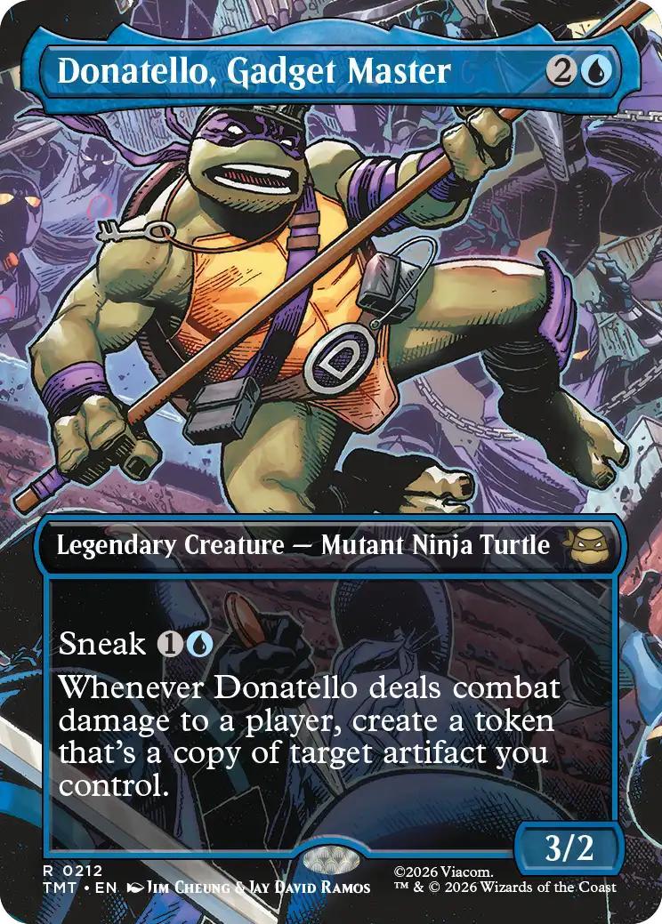 Donatello, Gadget Master [212] [Borderless] [Scene] [Teenage Mutant Ninja Turtles] [Non-Foil]
