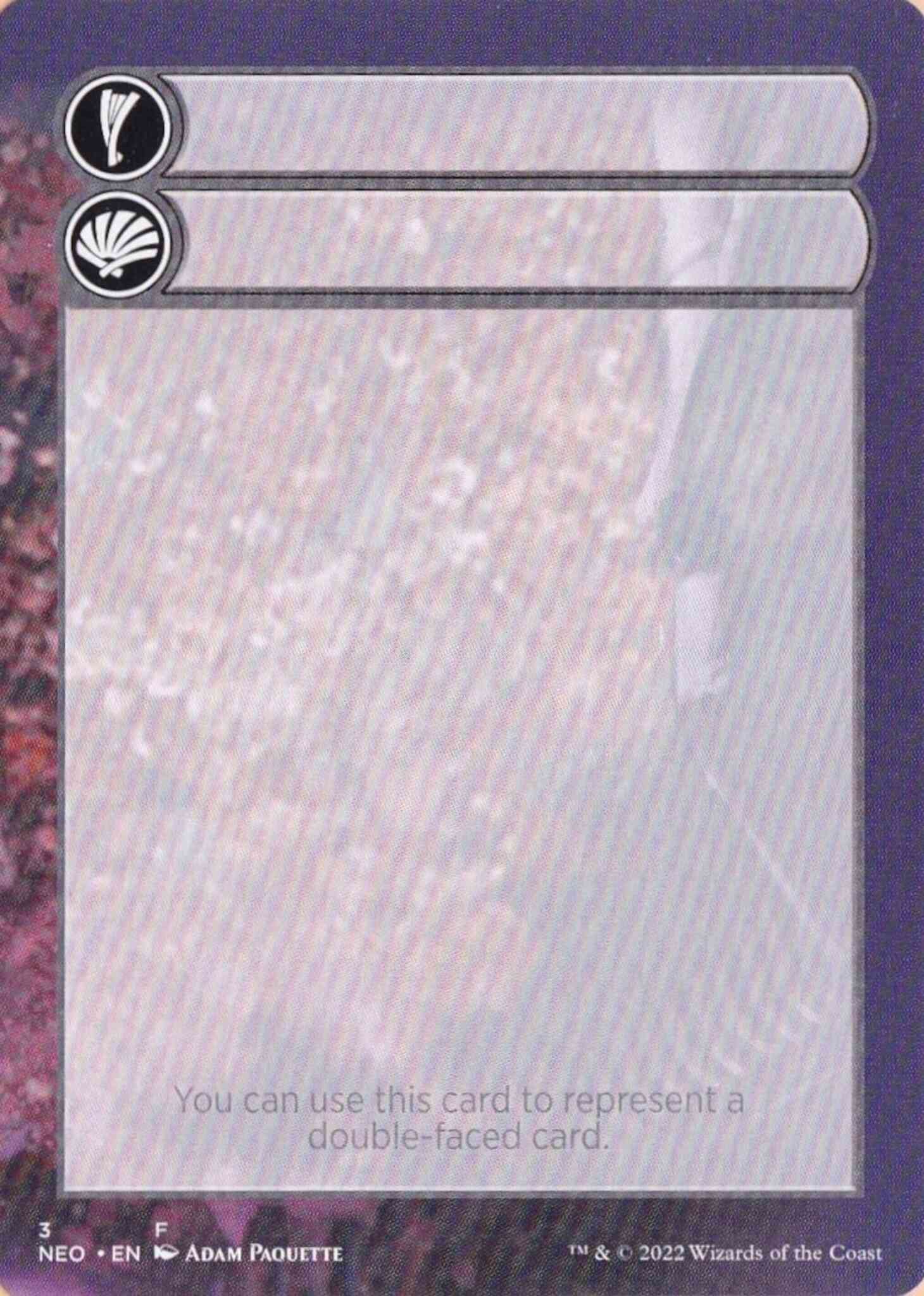Double-Faced Substitute Card [03] [Kamigawa: Neon Dynasty Substitute Cards] [Non-Foil]