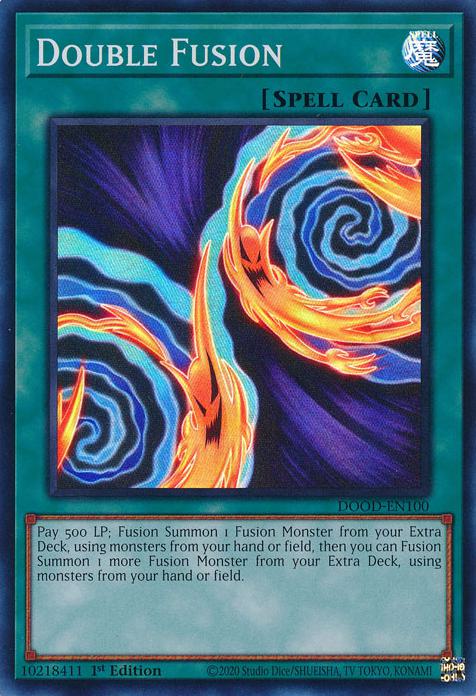 Double Fusion - DOOD-EN100 - Super Rare - 1st Edition