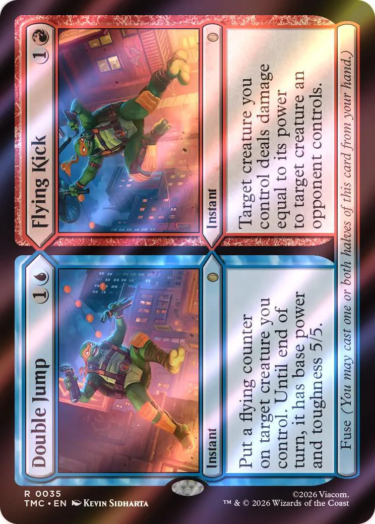 Double Jump // Flying Kick [35] [Teenage Mutant Ninja Turtles Eternal] [Surge Foil]