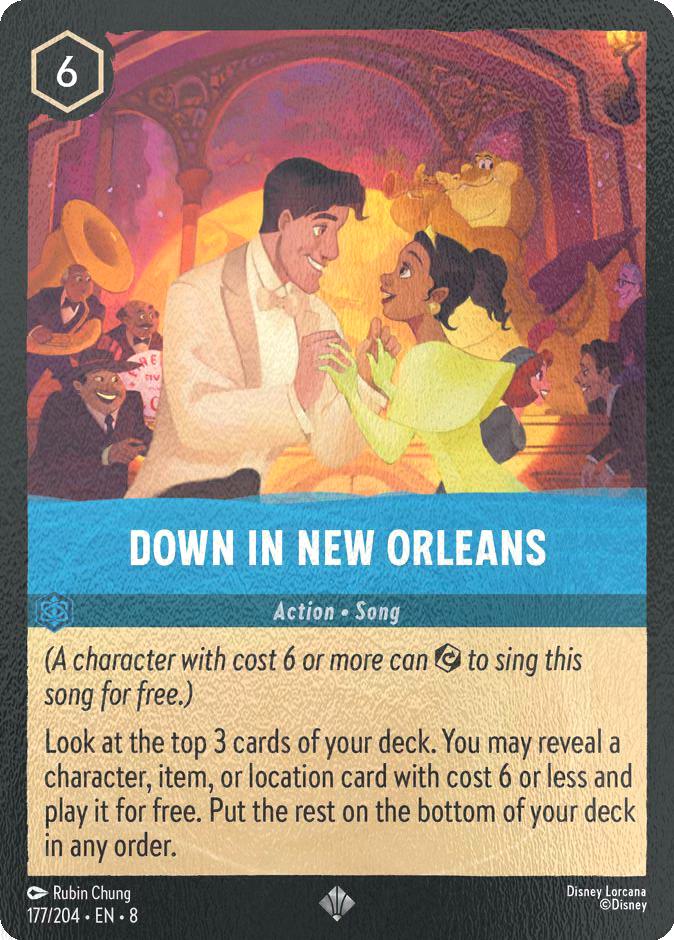 Down in New Orleans - 177/204 [Reign of Jafar] [Cold Foil]