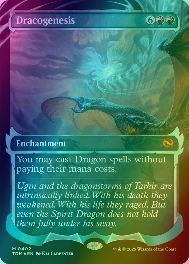 Dracogenesis [402] [Ghostfire Showcase] [Tarkir: Dragonstorm] [Foil]