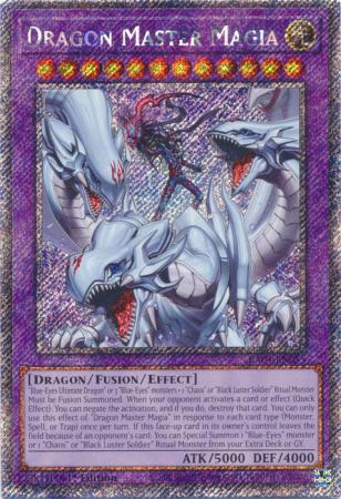 Dragon Master Magia - RA04-EN055 - Platinum Secret Rare - 1st Edition