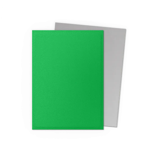 Dragon Shield Matte Dual Sleeves - Standard Size - 100ct - Apple Green & Silver - Image 2