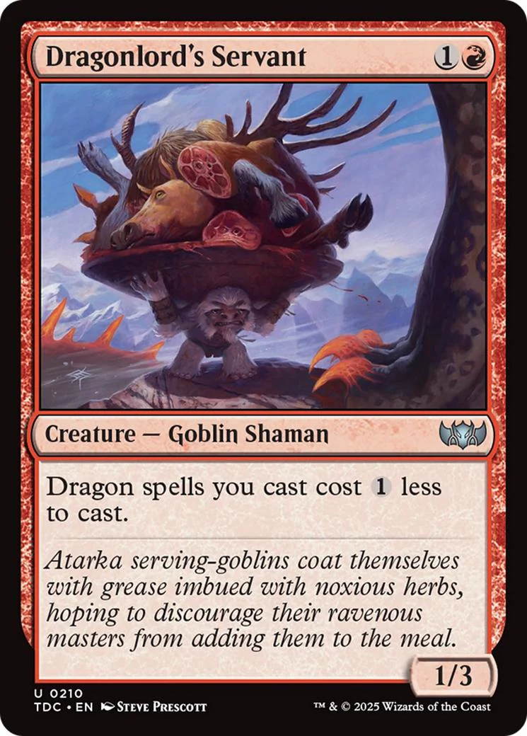 Dragonlord's Servant [210] [Tarkir: Dragonstorm: Commander] [Non-Foil]