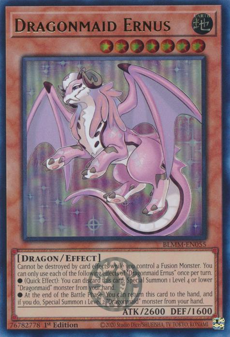 Dragonmaid Ernus - BLMM-EN055 - Ultra Rare - 1st Edition