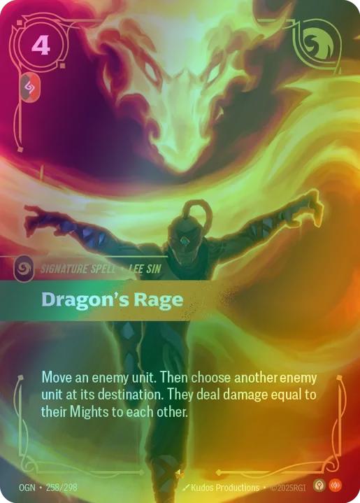 Dragon's Rage - 258/298 [Origins] [Foil]