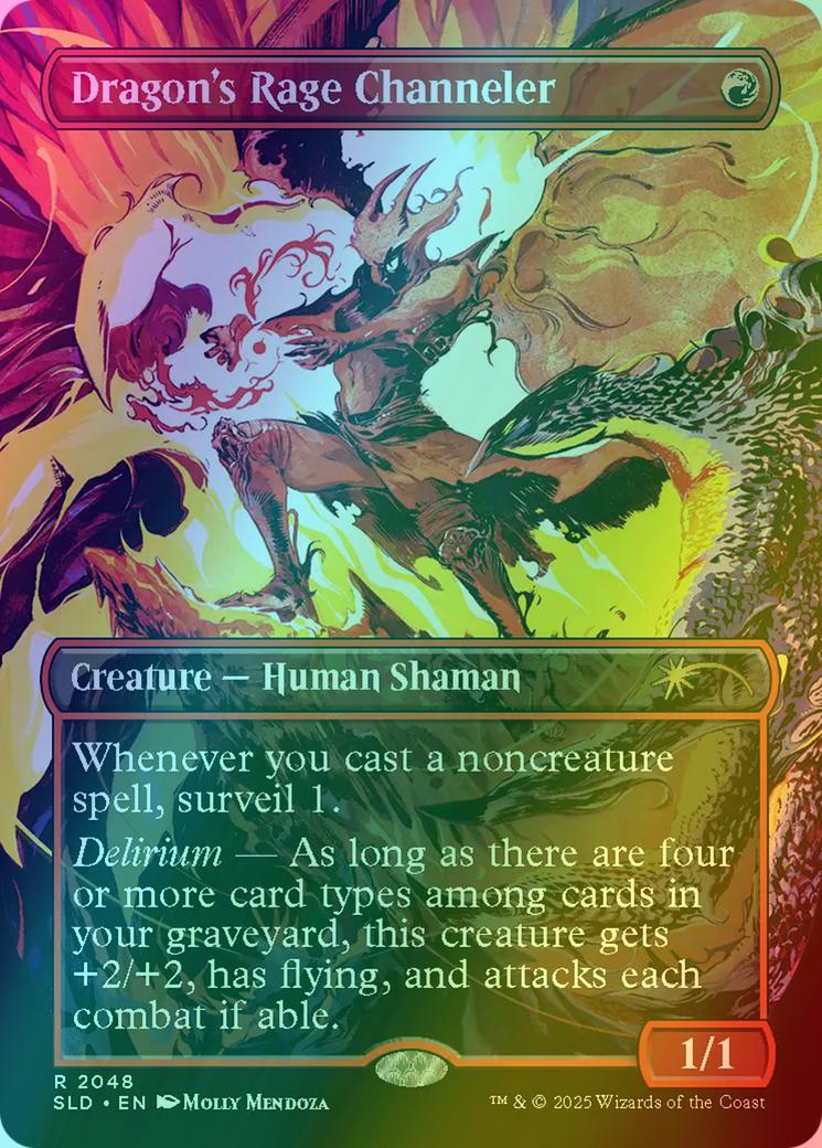 Dragon's Rage Channeler [2048] [Borderless] [Everything Is On Fire] [Secret Lair Drop] [Foil]
