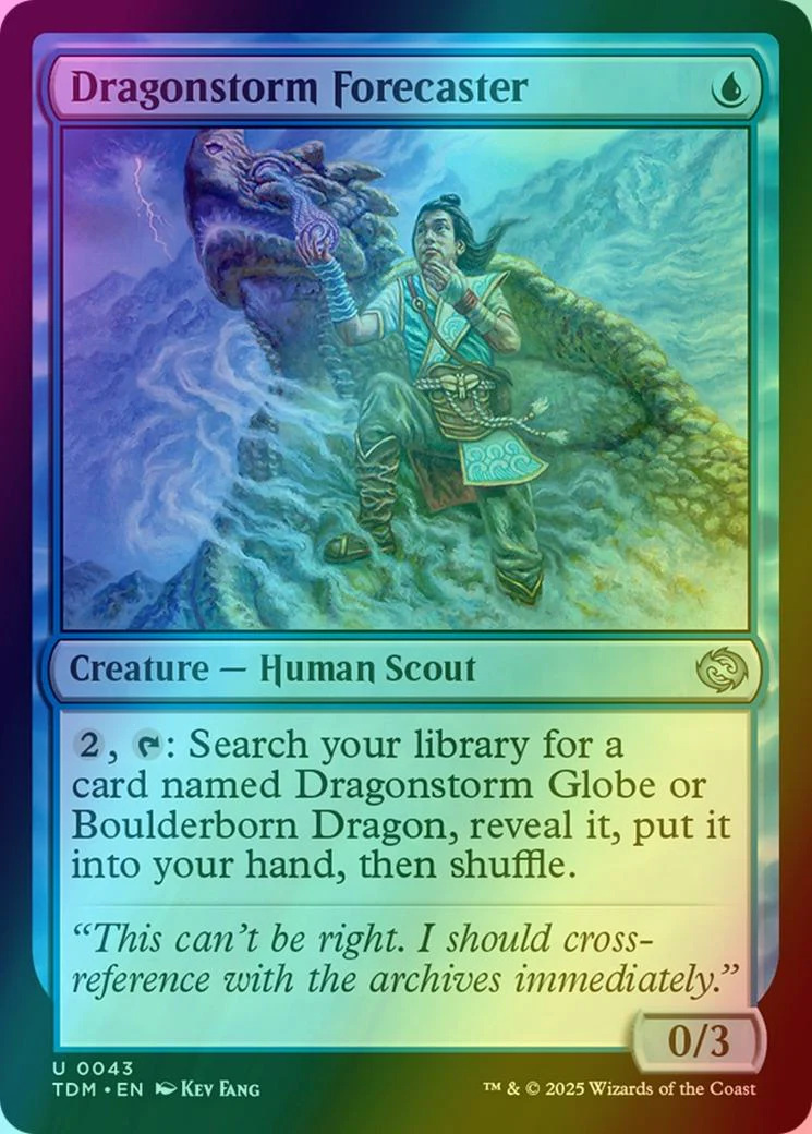 Dragonstorm Forecaster [43] [Tarkir: Dragonstorm] [Foil]