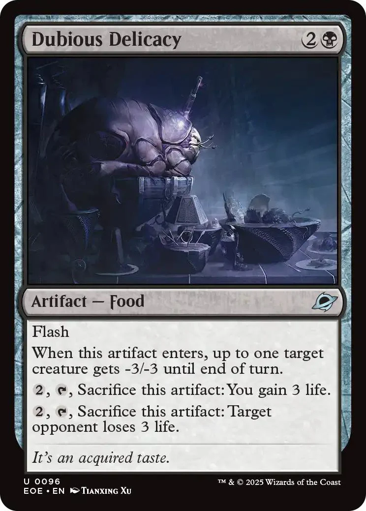 Dubious Delicacy [96] [Edge of Eternities] [Non-Foil]