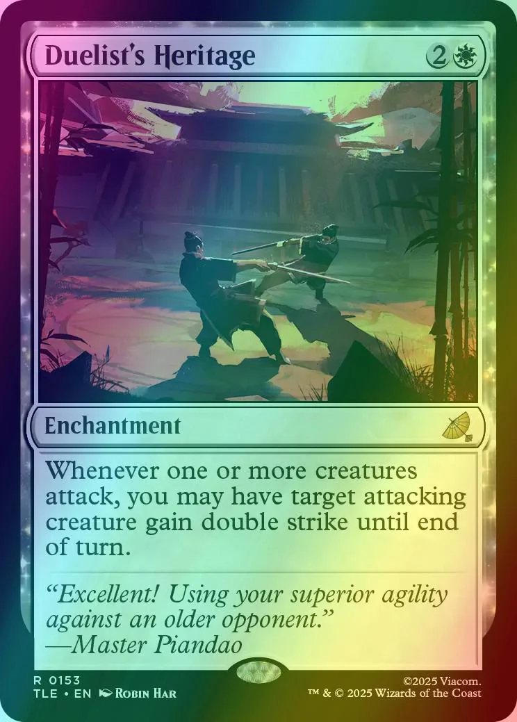 Duelist's Heritage [153] [Avatar: The Last Airbender Eternal] [Foil]