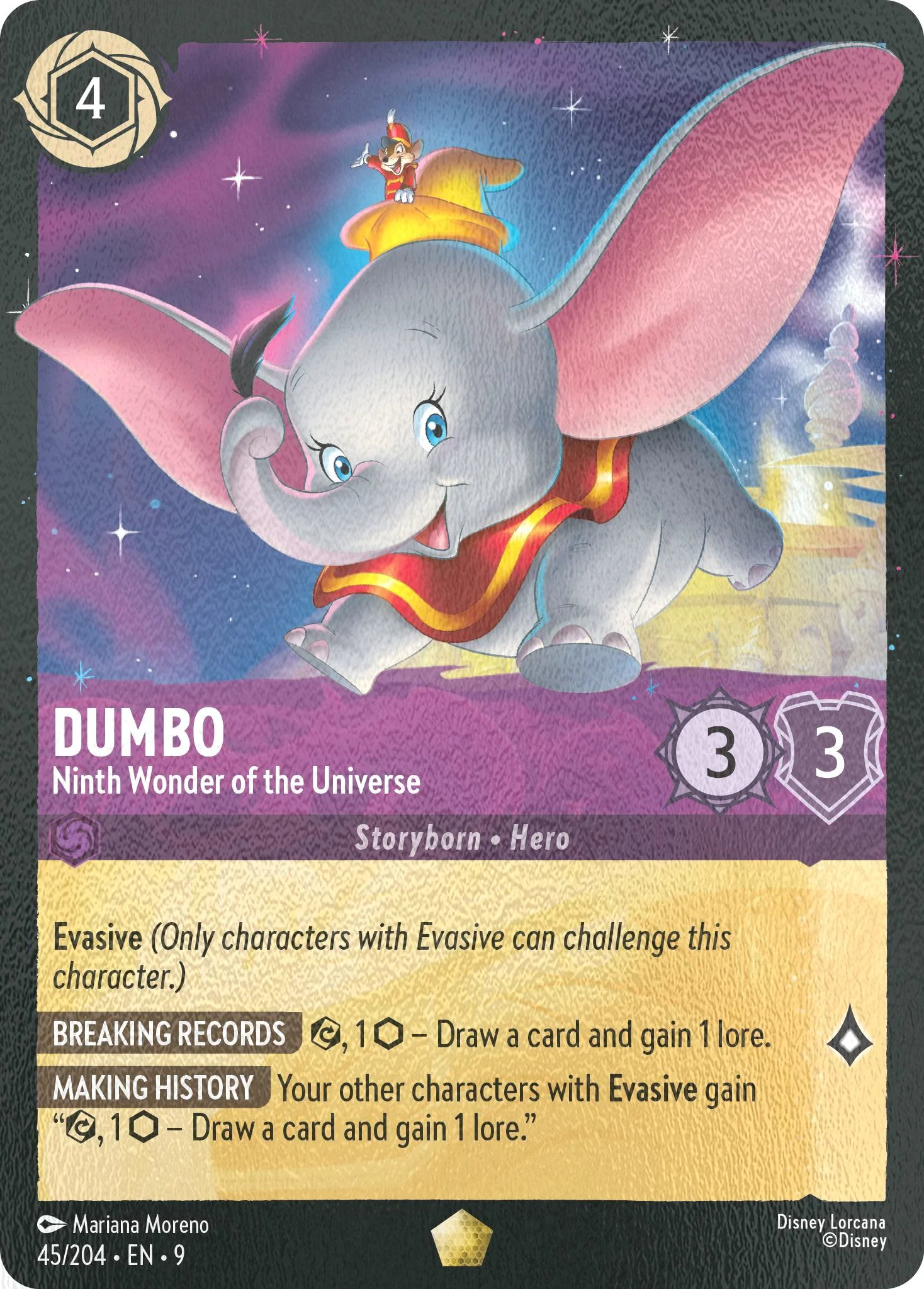 Dumbo - Ninth Wonder of the Universe - 45/204 [Fabled] [Cold Foil]