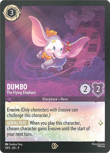 Dumbo - The Flying Elephant - 1/P3 [Disney Lorcana Promo Cards] [Cold Foil]