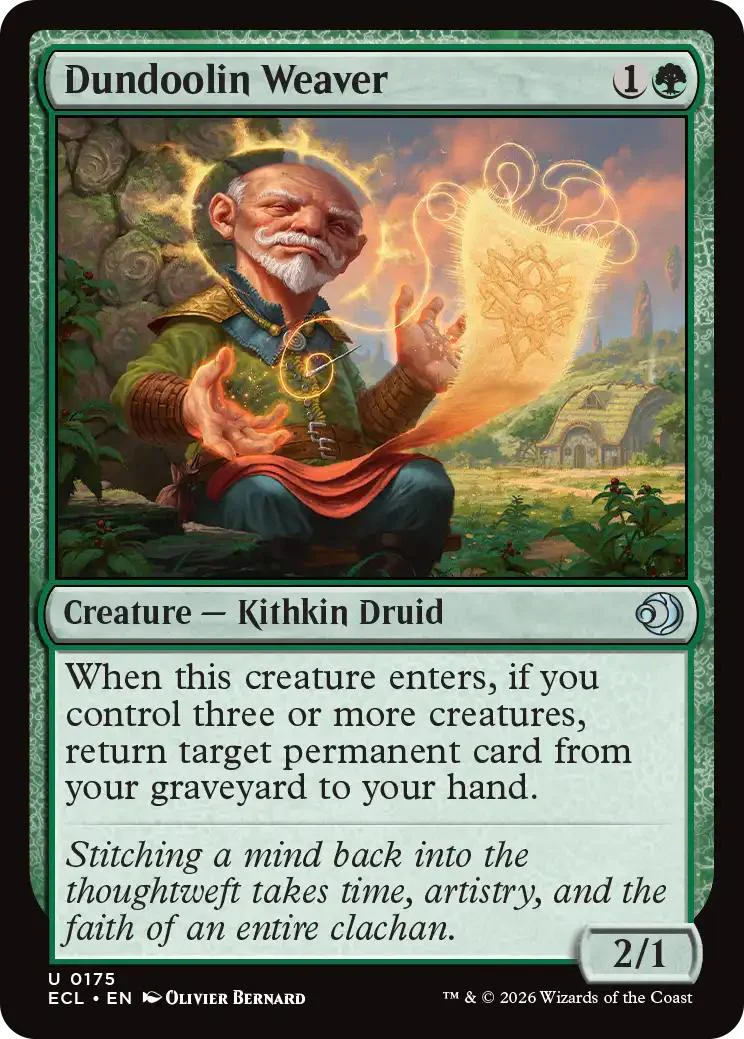 Dundoolin Weaver [175] [Lorwyn Eclipsed] [Non-Foil]