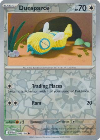 Dunsparce - 120/159 - Common [sv09-120] [Reverse Holo]