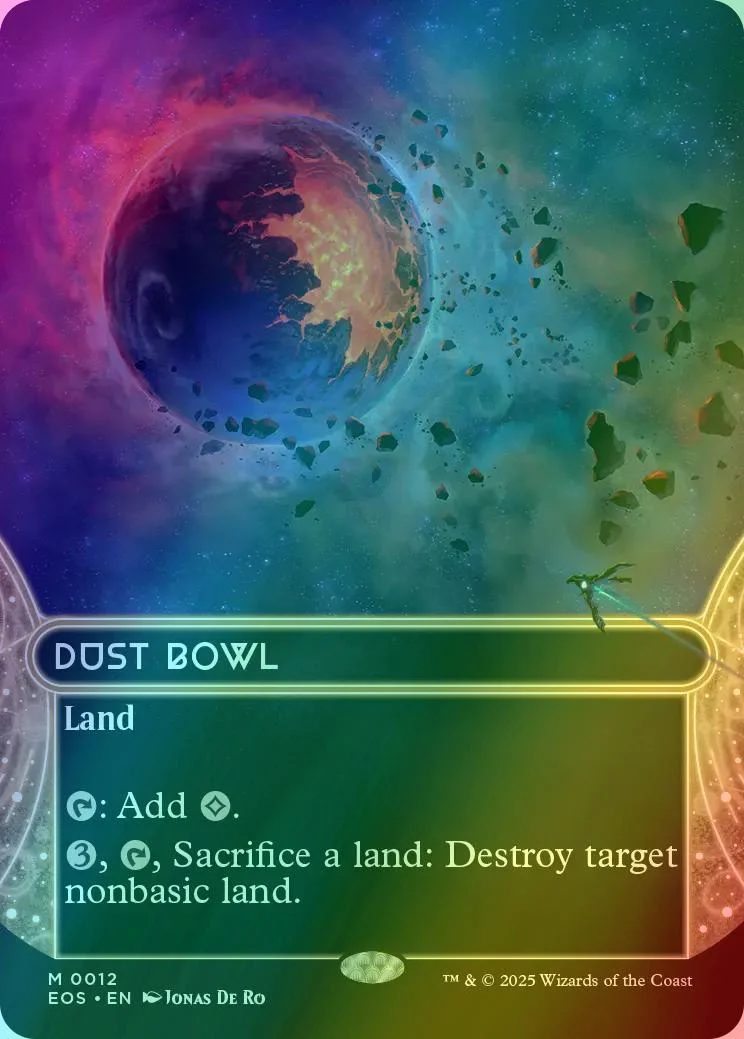 Dust Bowl [12] [Borderless] [Edge of Eternities: Stellar Sights] [Foil]