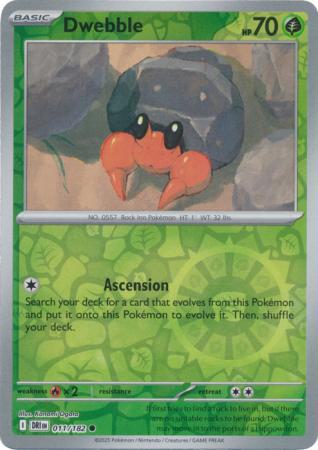 Dwebble - 011/182 - Common [sv10-011] [Reverse Holo]