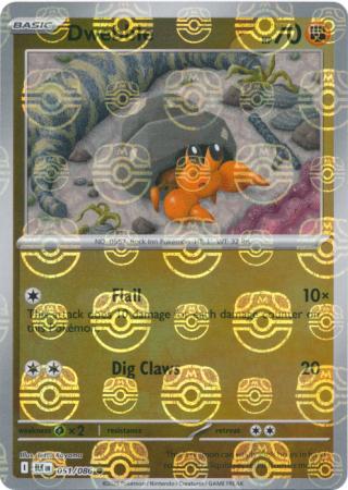 Dwebble - Master Ball Pattern - 051/086 - Common [sv105b-051] [Reverse Holo]
