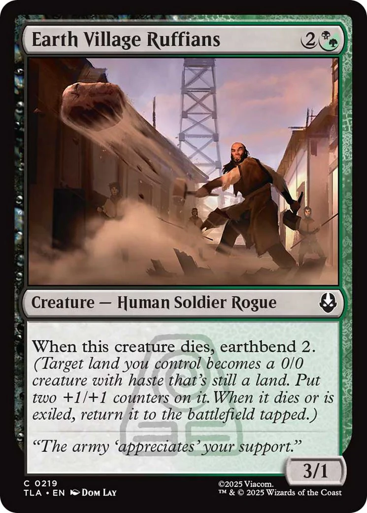Earth Village Ruffians [219] [Avatar: The Last Airbender] [Non-Foil]