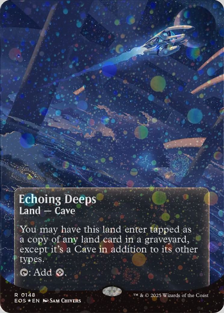 Echoing Deeps [148] [Borderless] [Poster] [Edge of Eternities: Stellar Sights] [Galaxy Foil]