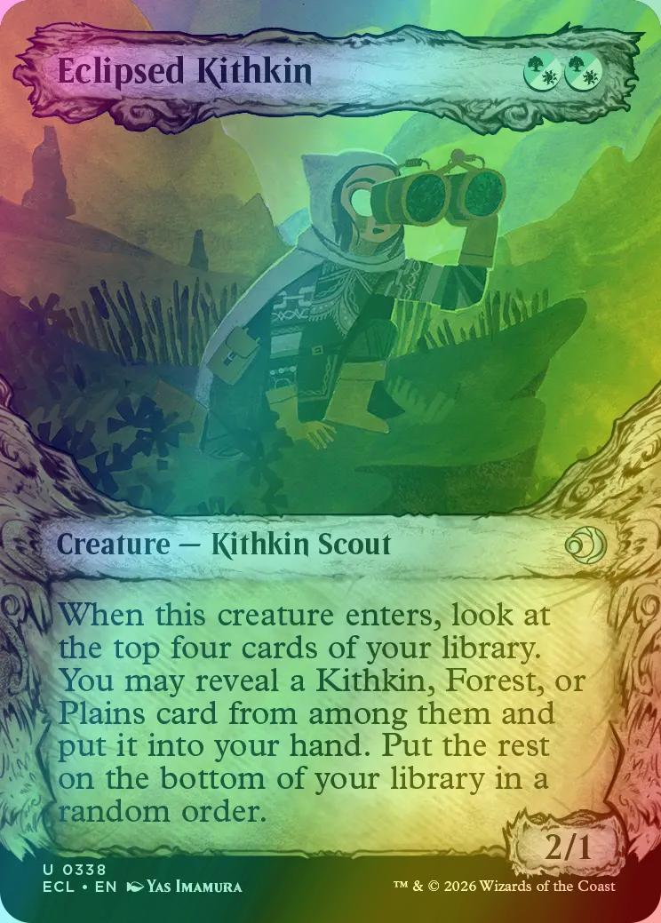 Eclipsed Kithkin [338] [Fable Frame] [Lorwyn Eclipsed] [Foil]