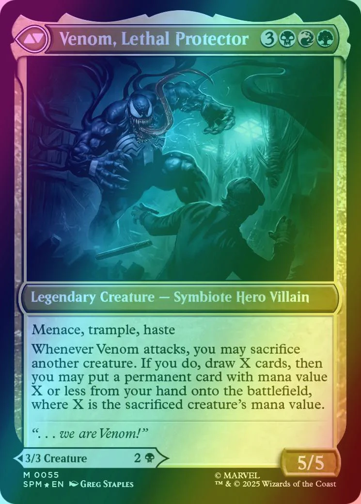 Eddie Brock // Venom, Lethal Protector [55s] [Marvel's Spider-Man: Promos] [Foil] - Image 2