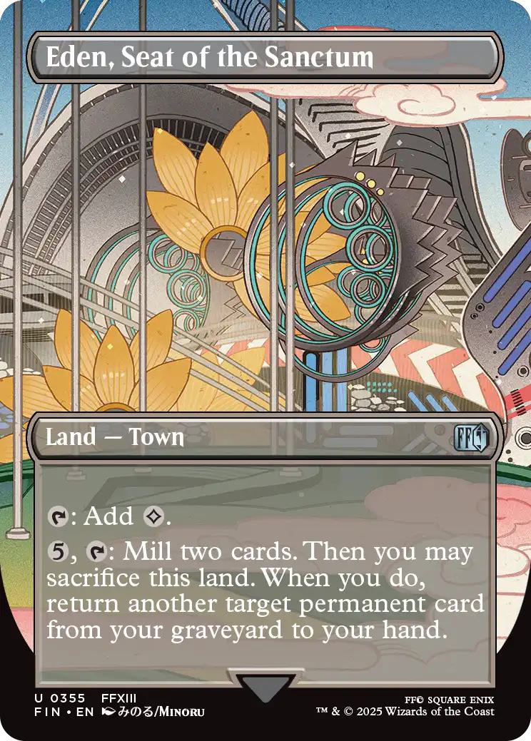 Eden, Seat of the Sanctum [355] [Borderless] [FINAL FANTASY] [Non-Foil]