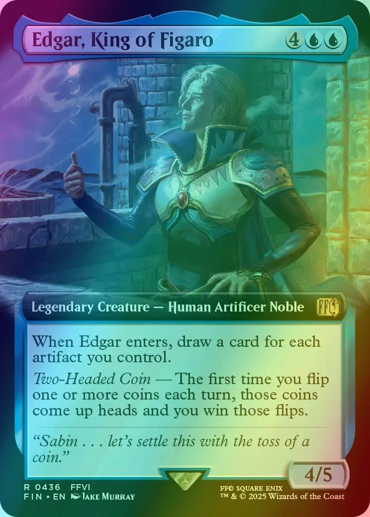 Edgar, King of Figaro [436] [Extended Art] [FINAL FANTASY] [Foil]