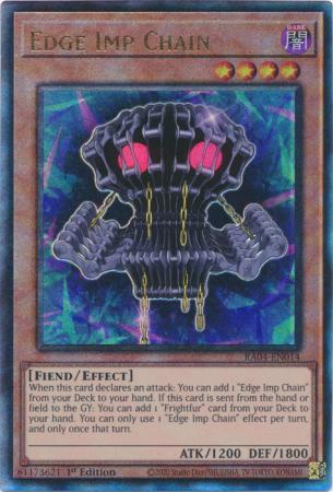 Edge Imp Chain - RA04-EN014 - Ultimate Rare - 1st Edition